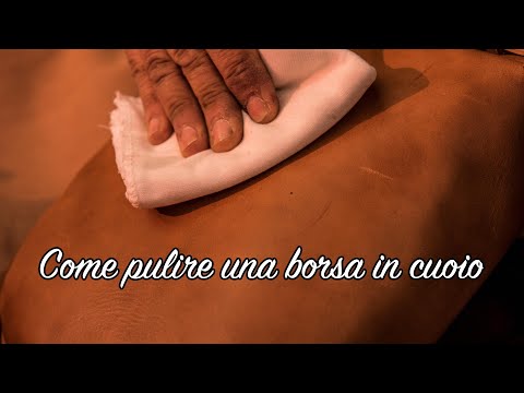 immagine di anteprima del video: come pulire una borsa di cuoio